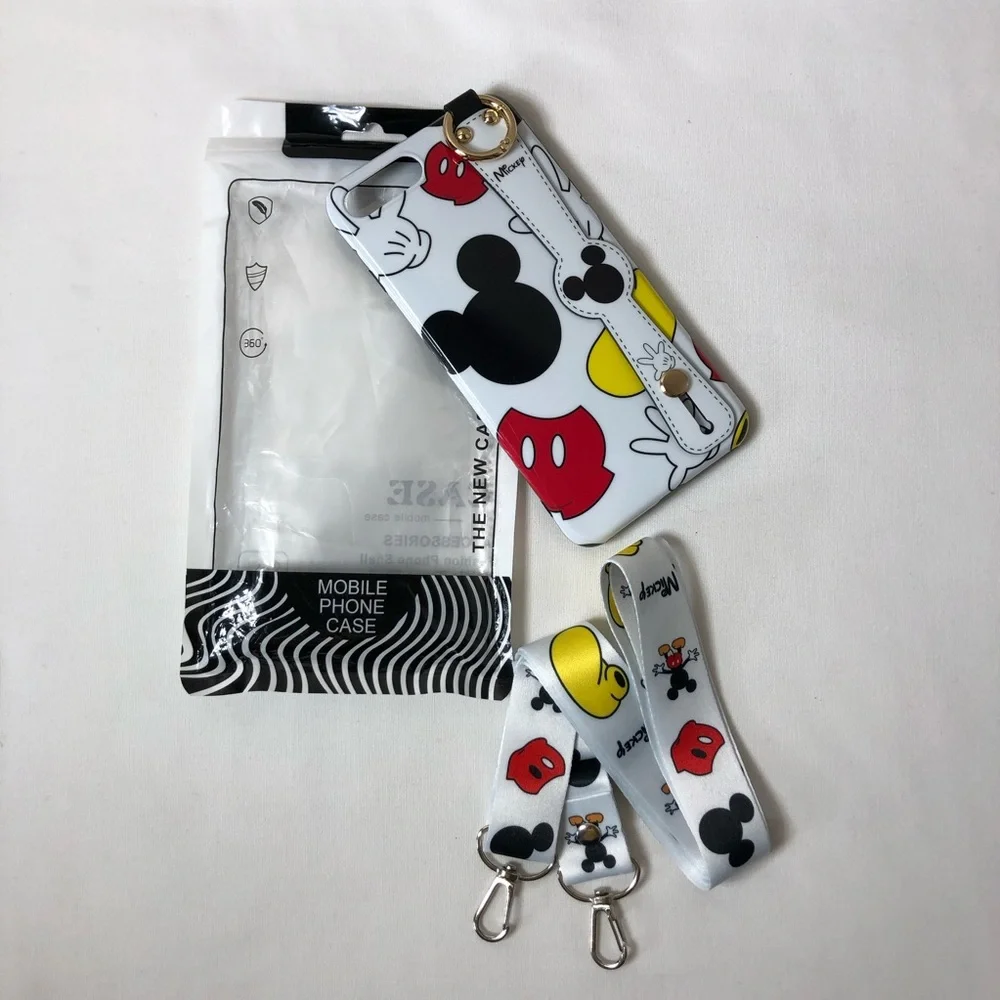 Unbranded Disney Collection Mickey Lanyard Holder Phone Case iPhone 7Plus /8Plus